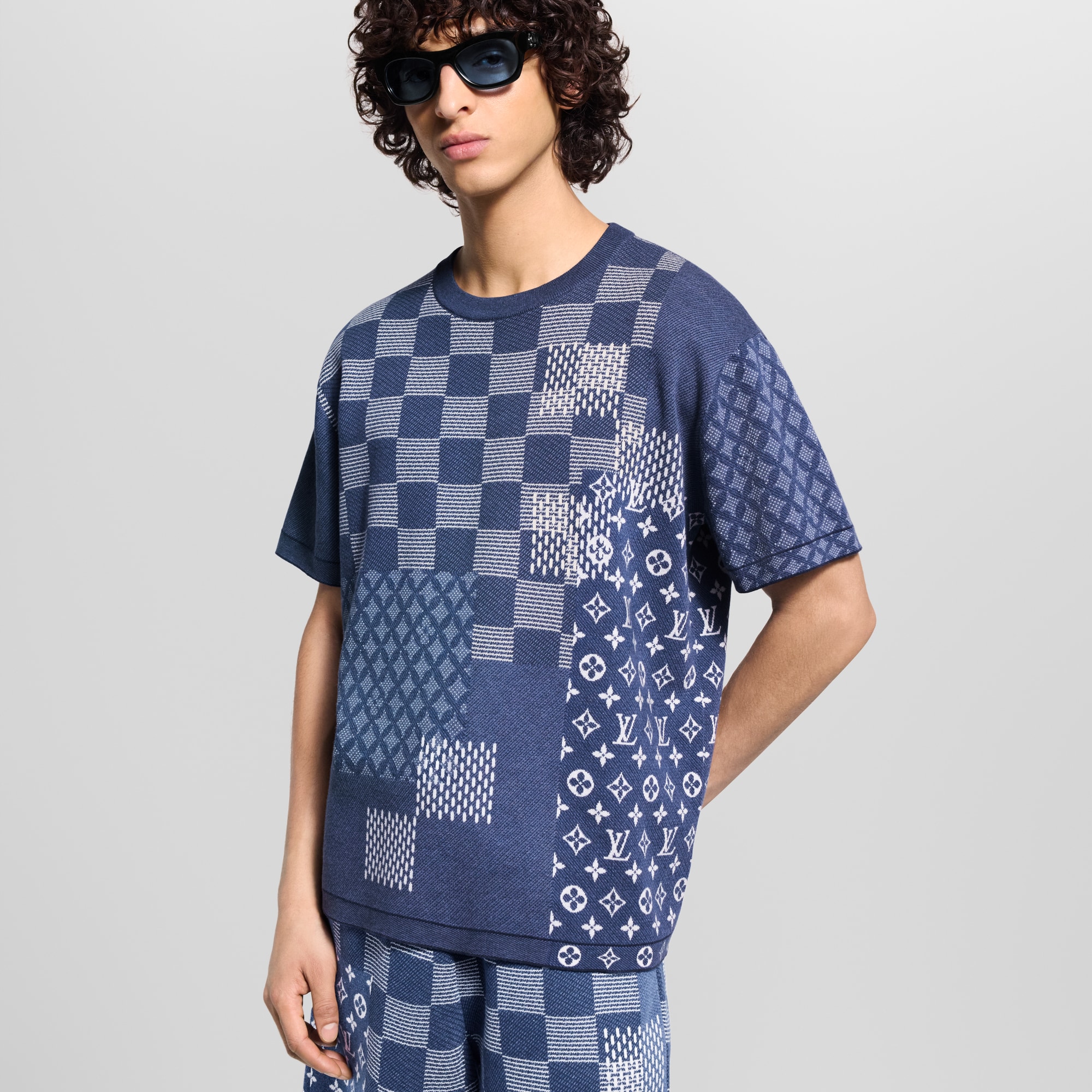 Short-Sleeved Knitted Crewneck - Ready-to-Wear | LOUIS VUITTON